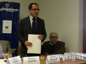 Andrea De Simone all'incontro sull'arsenico