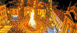 Il fuoco di Sant'Antonio a Bagnaia