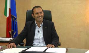 Il sindaco Caci 