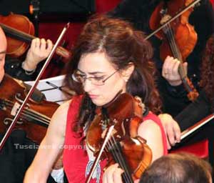 La violinista Liliana Bernardi