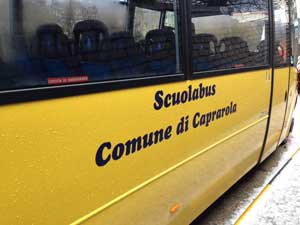 Lo scuolabus di Caprarola