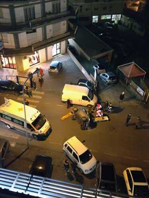 L'incidente in via Garbini
