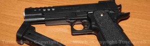 L'arma giocattolo usata per la tentata rapina
