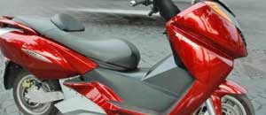 Uno scooter elettrico