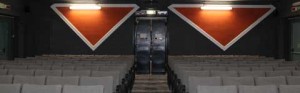 La sala del nuovo "Cine privé Lux"