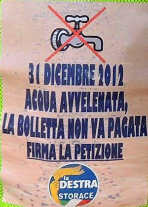 L'iniziativa della Destra