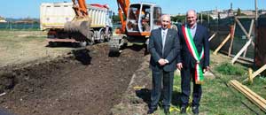 L'assessore Ranucci e il sindaco Mazzola