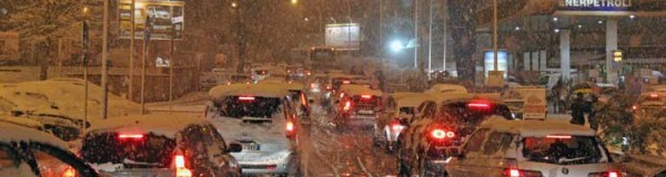 Viterbo sotto la neve