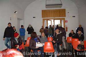 L'incursione all'incontro con Sandro Ruotolo
