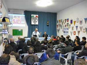 Un momento della lezione