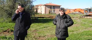 Il sopralluogo di Marini e Muroni