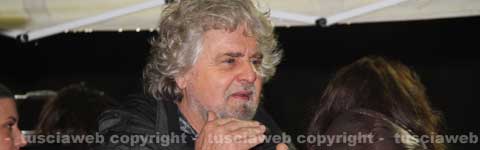 Beppe Grillo a Viterbo