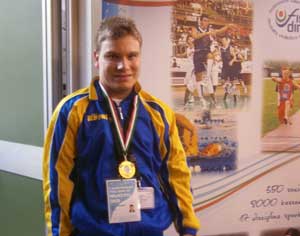 Alberto Bocci ai campionati di Loano