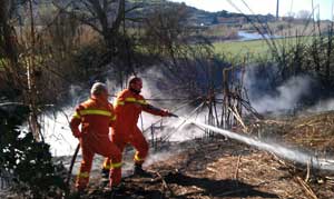 I volontari della protezione civile