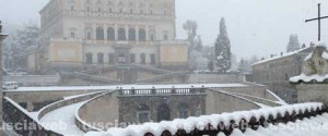Palazzo Farnese a Caprarola innevato - Foto Donato Brunetti
