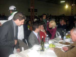 Mazzoli al pranzo del Purgatorio con Terrosi e Bboltrini