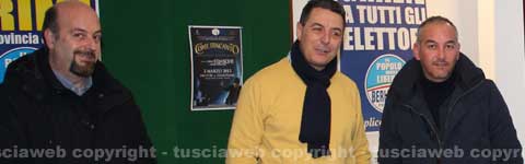 Marini nella sede del Pdl