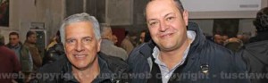 Massimo Mecarini con Luigi Aspromonte