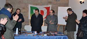 Il comitato per Panunzi a Soriano nel Cimino