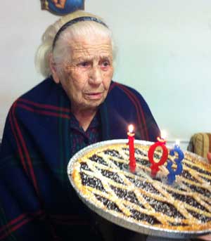 Adalgisa compie 103 anni