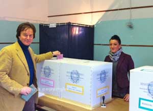 Il voto del sindaco di Bagnoregio (Udc) Francesco Bigiotti