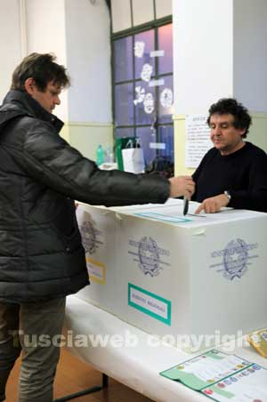 Filippo Rossi al seggio