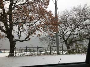 La neve sulla Tuscia