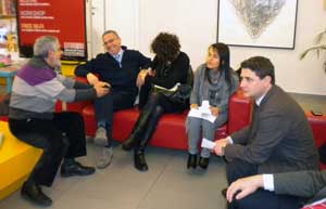 Il candidato Mazzoli con Cgil, Cisl Uil scuola