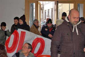 L'incursione durante l'incontro con Ruotolo