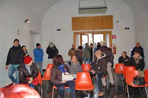 L'incursione durante l'incontro con Ruotolo
