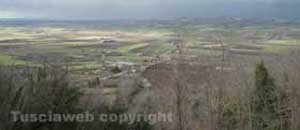 Una veduta di Valentano