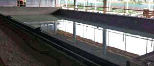 La vasca grande della piscina