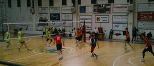 Un'azione della Egi volley