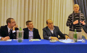 Nicola Zingaretti a Civita Castellana