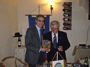 L'architetto Antonio Varacalli e l'avvocato Marini Balestra