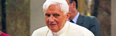 Papa Benedetto XVI in visita nella Tuscia