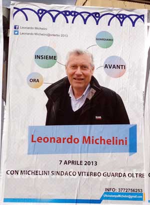 I manifesti per Leonardo Michelini