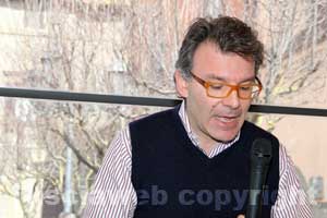 Il candidato alla primarie Francesco Serra