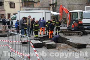 La voragine a piazza del Gesù