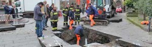 La voragine a piazza del gesù