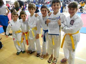 Il gruppo di karate
