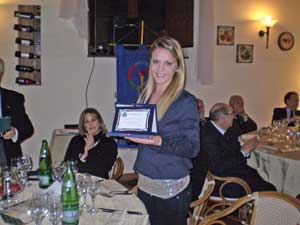 La premiazione di Francesca Iacarelli