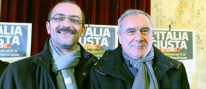 Pietro Grasso con Egidi