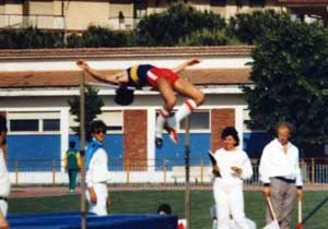 Claudio Rossi a Rieti nell'88
