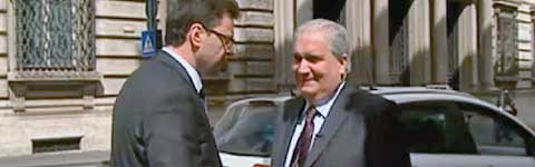 Giuseppe Fioroni con Giancarlo Giorgetti