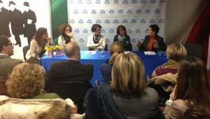 Un'immagine del convegno organizzato da Fratelli d'Italia