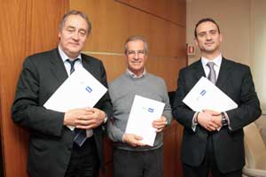 Tito Mezzetti, Maurizio Rossi e Mauro Profili