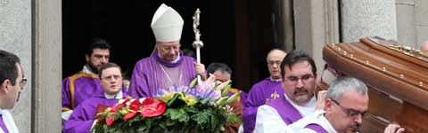 I funerali di monsignor Salvatore Del Ciuco