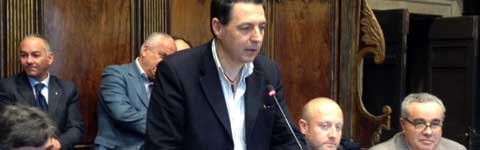 L'annuncio di Giulio Marini durante la conferenza stampa