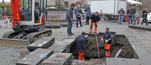 La voragine a piazza del Gesù